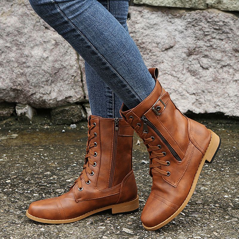 StrideWell™ | Orthopedic Leather Boots with Confidence