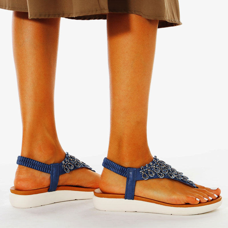 Comelyy  Ankle Strap Casual Elastic Fashion Sandals