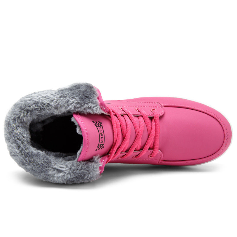 Comelyy Women's Plush Rocking Cotton Boots