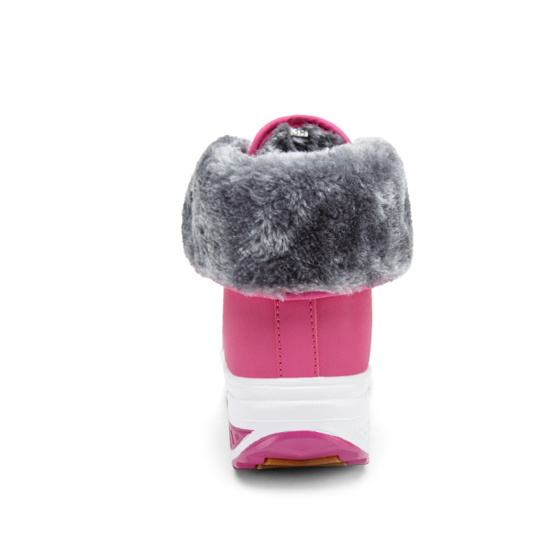 Comelyy Women's Plush Rocking Cotton Boots