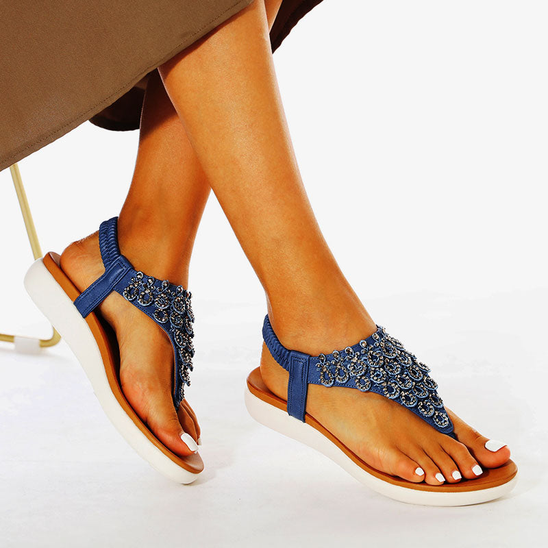 Comelyy  Ankle Strap Casual Elastic Fashion Sandals