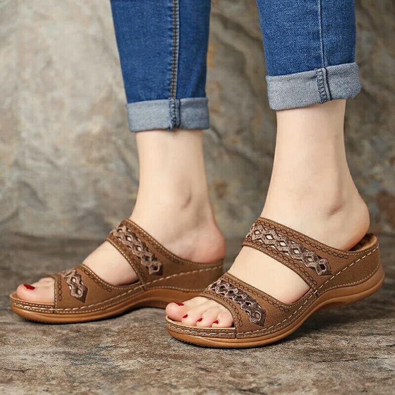 Comelyy Sandals and slippers women's spring new platform platform slippers