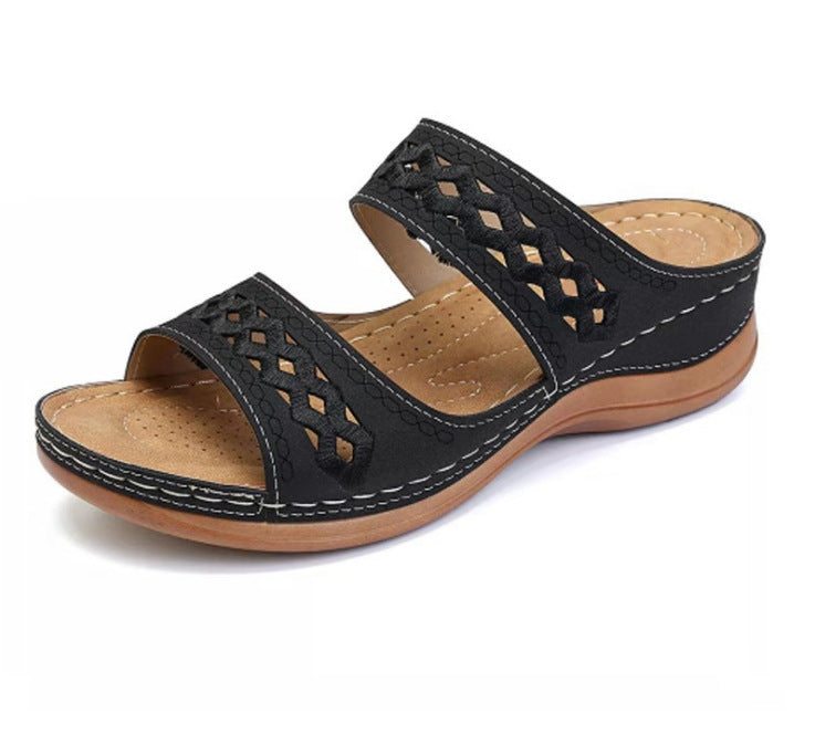 Comelyy Sandals and slippers women's spring new platform platform slippers