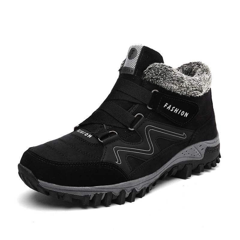 Comelyy Snowy Villia Leather Ankle Boots