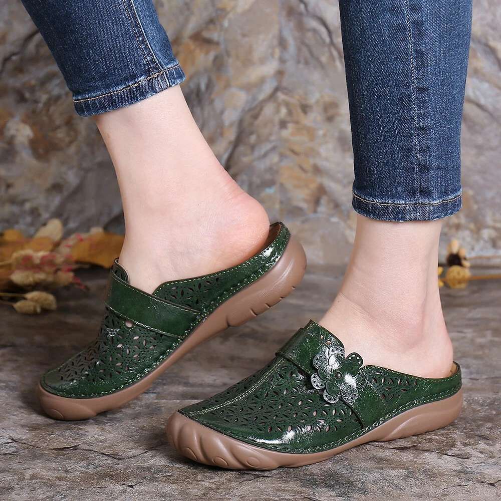 Comelyy Comfortable Retro Backless Casual Sandals