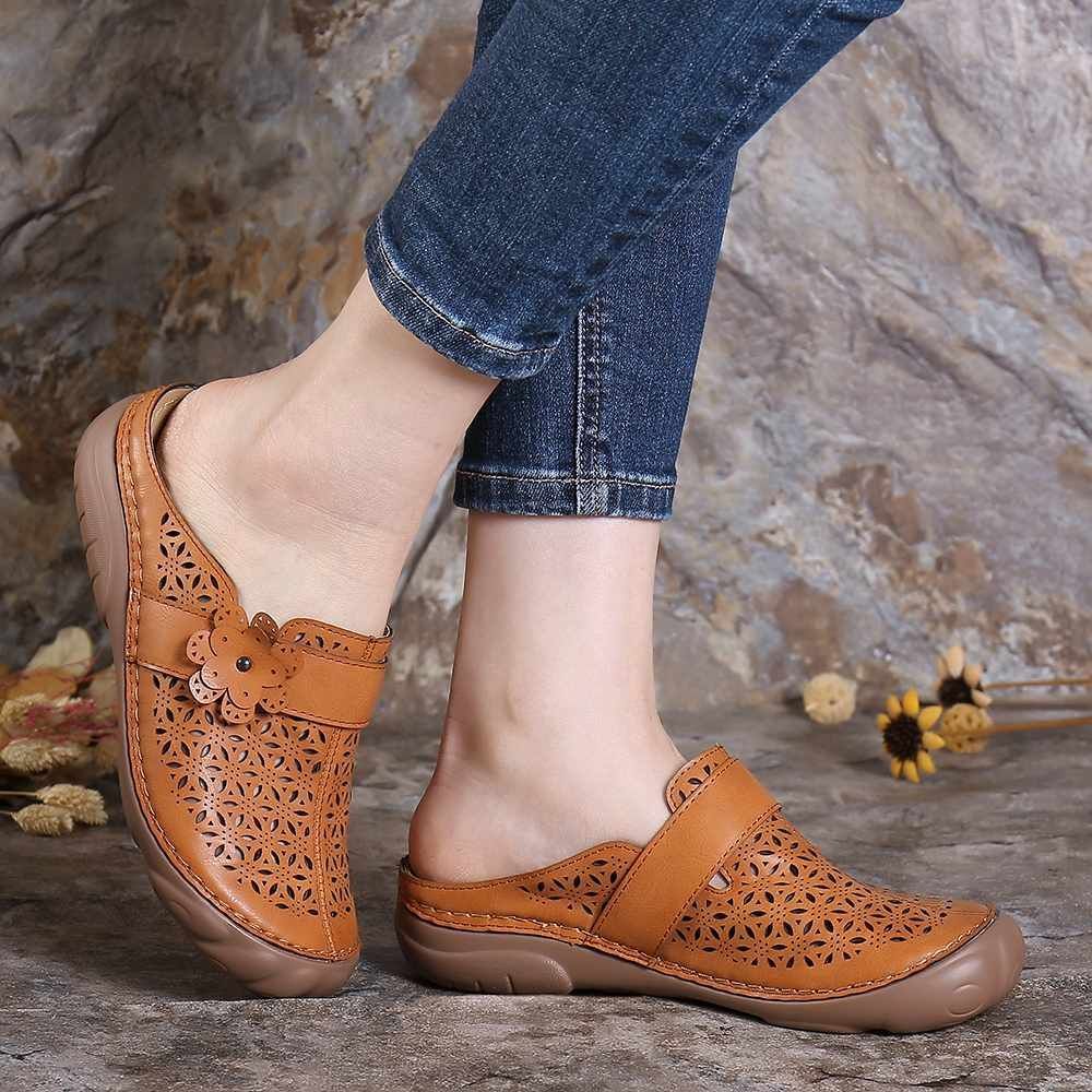 Comelyy Comfortable Retro Backless Casual Sandals