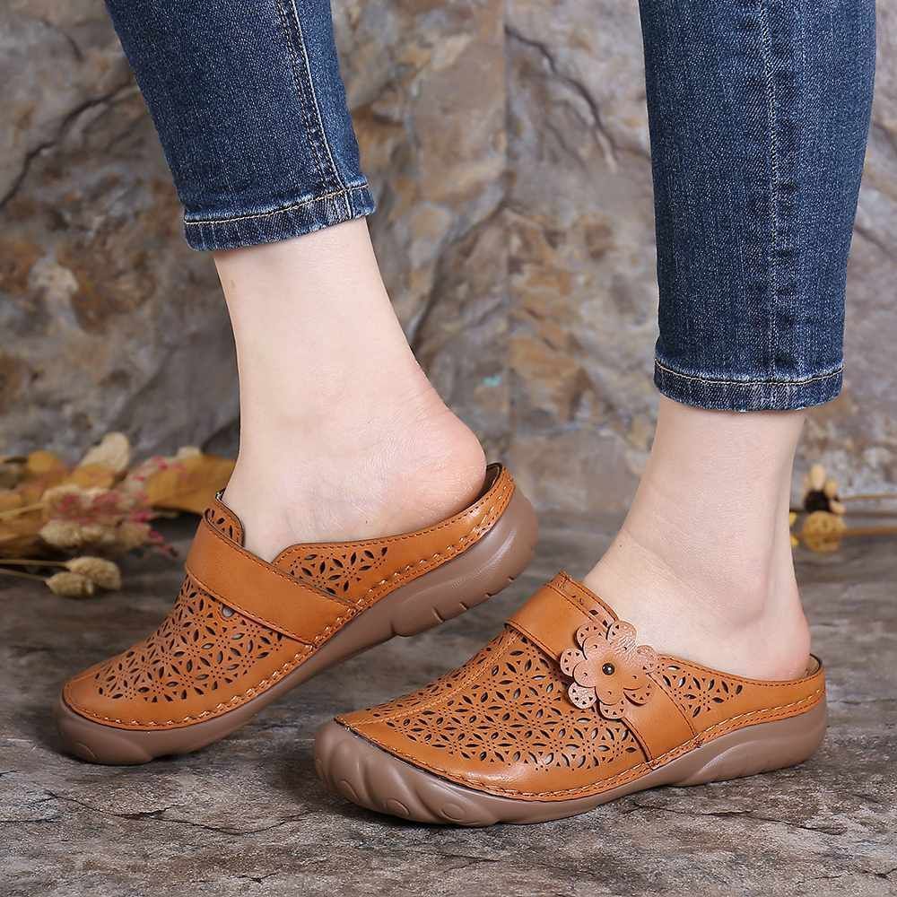 Comelyy Comfortable Retro Backless Casual Sandals