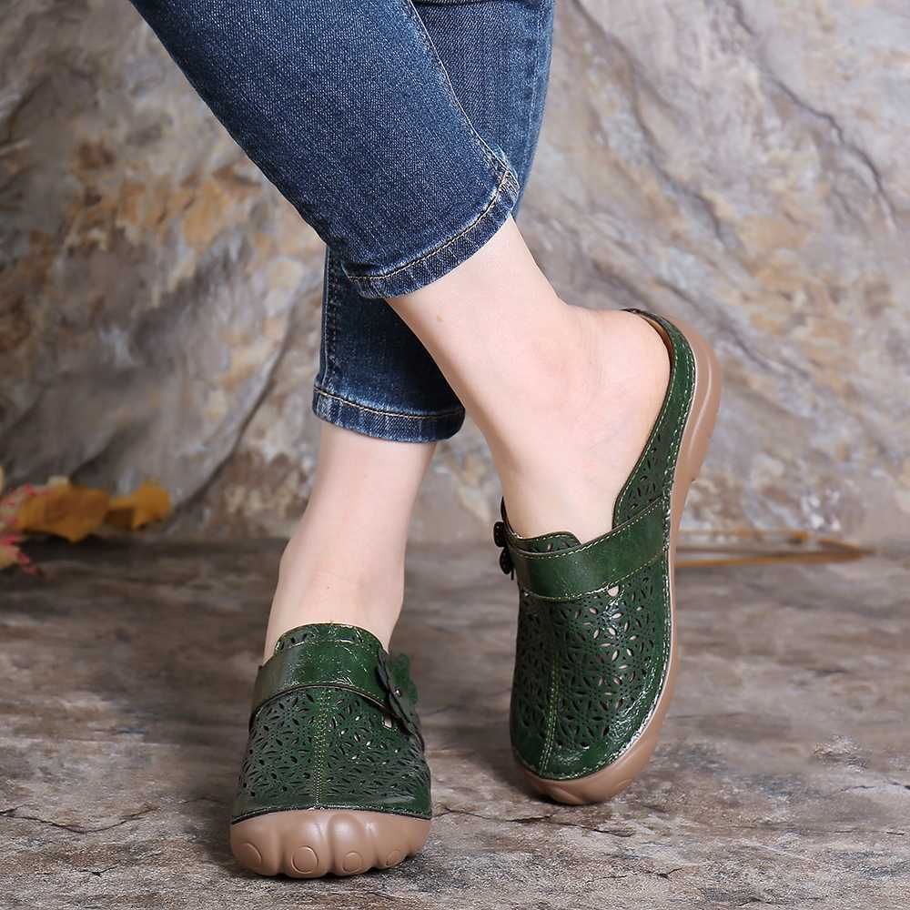 Comelyy Comfortable Retro Backless Casual Sandals