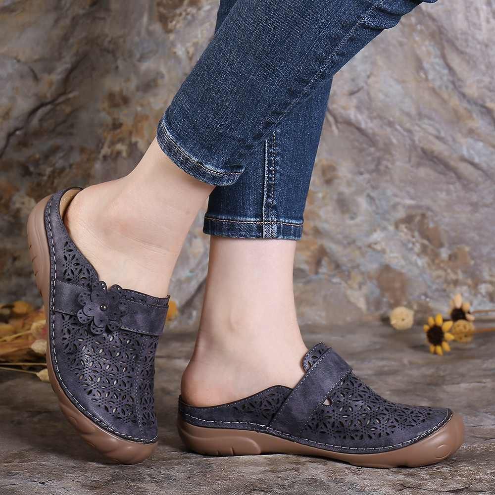 Comelyy Comfortable Retro Backless Casual Sandals