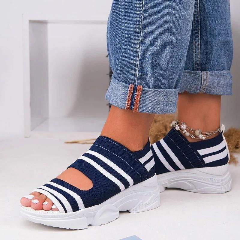 Comelyy Casual Women Breathable Wedge Comfy Sandals - Fit All Width Foot Sandals