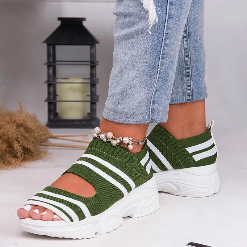 Comelyy Casual Women Breathable Wedge Comfy Sandals - Fit All Width Foot Sandals