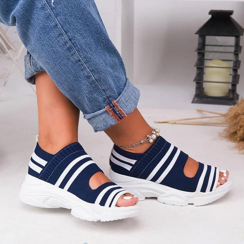 Comelyy Casual Women Breathable Wedge Comfy Sandals - Fit All Width Foot Sandals
