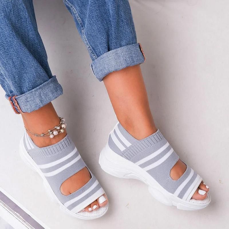 Comelyy Casual Women Breathable Wedge Comfy Sandals - Fit All Width Foot Sandals