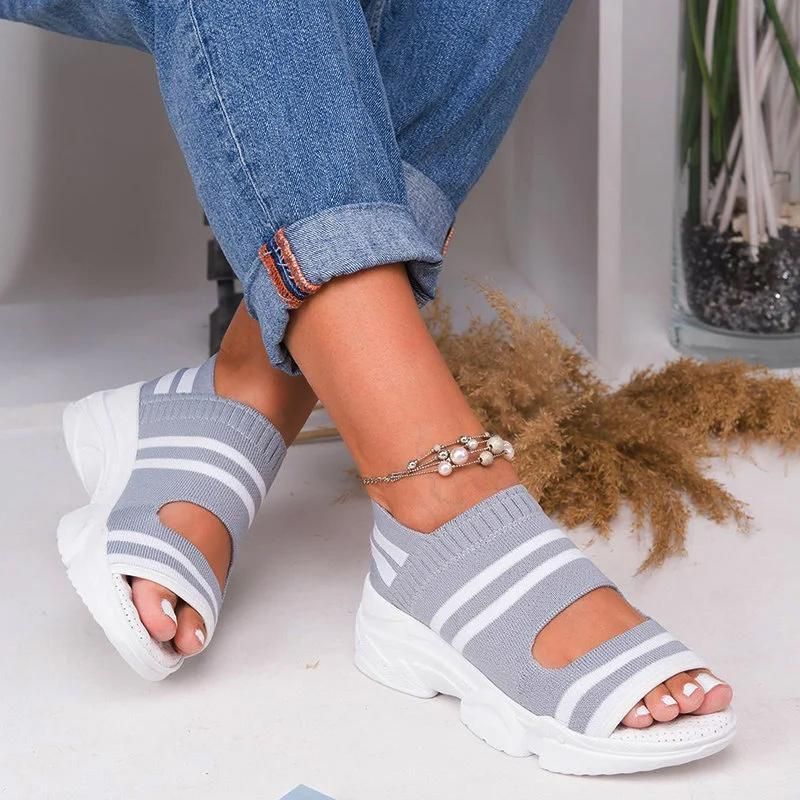 Comelyy Casual Women Breathable Wedge Comfy Sandals - Fit All Width Foot Sandals