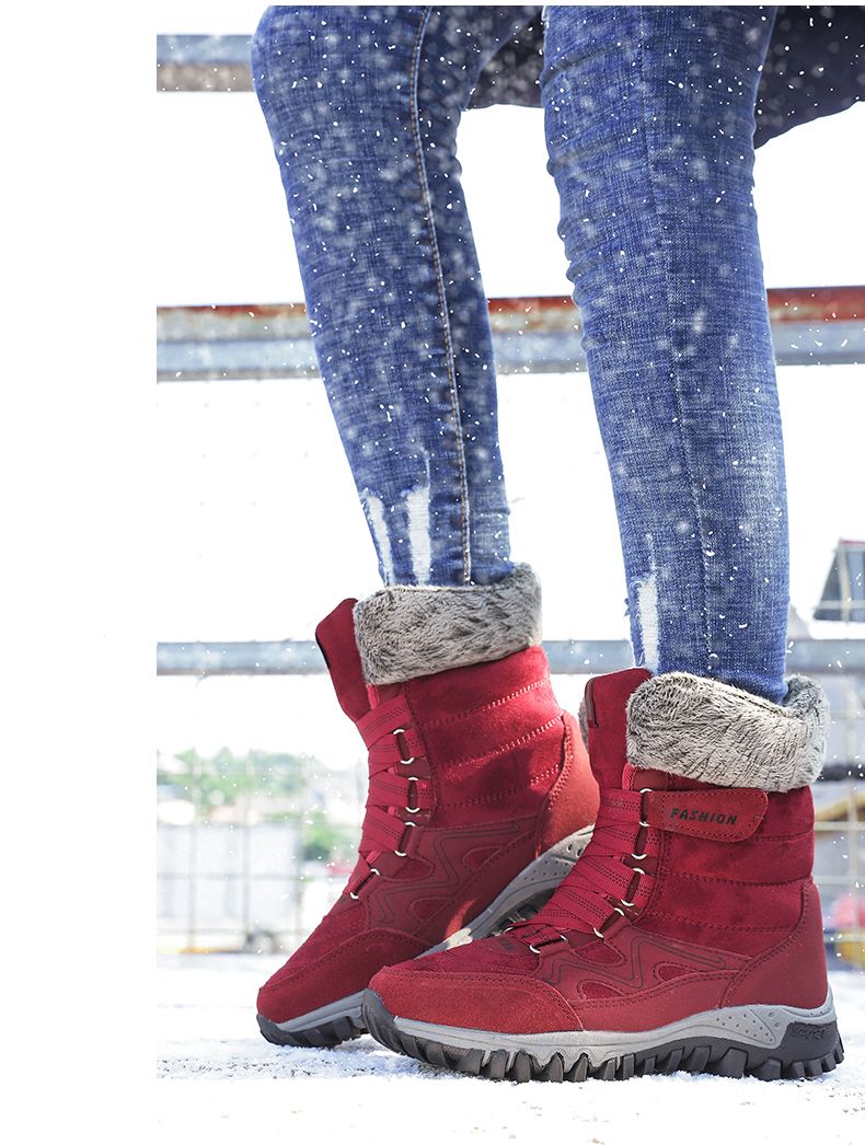 Comelyy Snowy Villia Leather Tall Boots