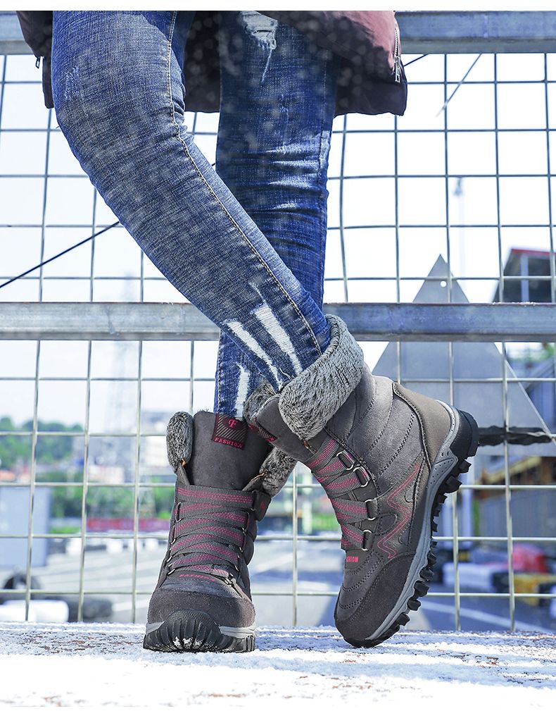 Comelyy Snowy Villia Leather Tall Boots
