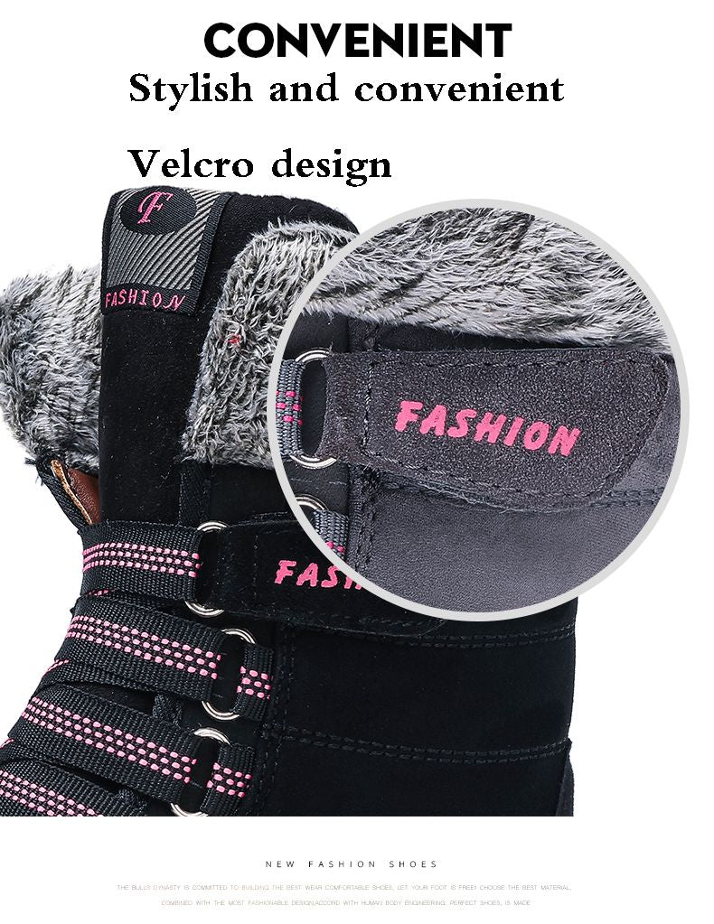 Comelyy Snowy Villia Leather Tall Boots