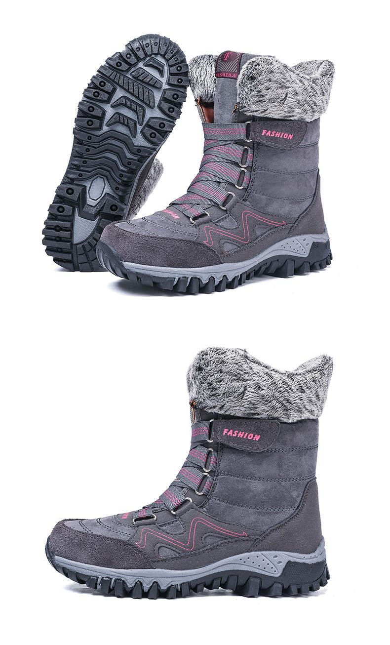 Comelyy Snowy Villia Leather Tall Boots