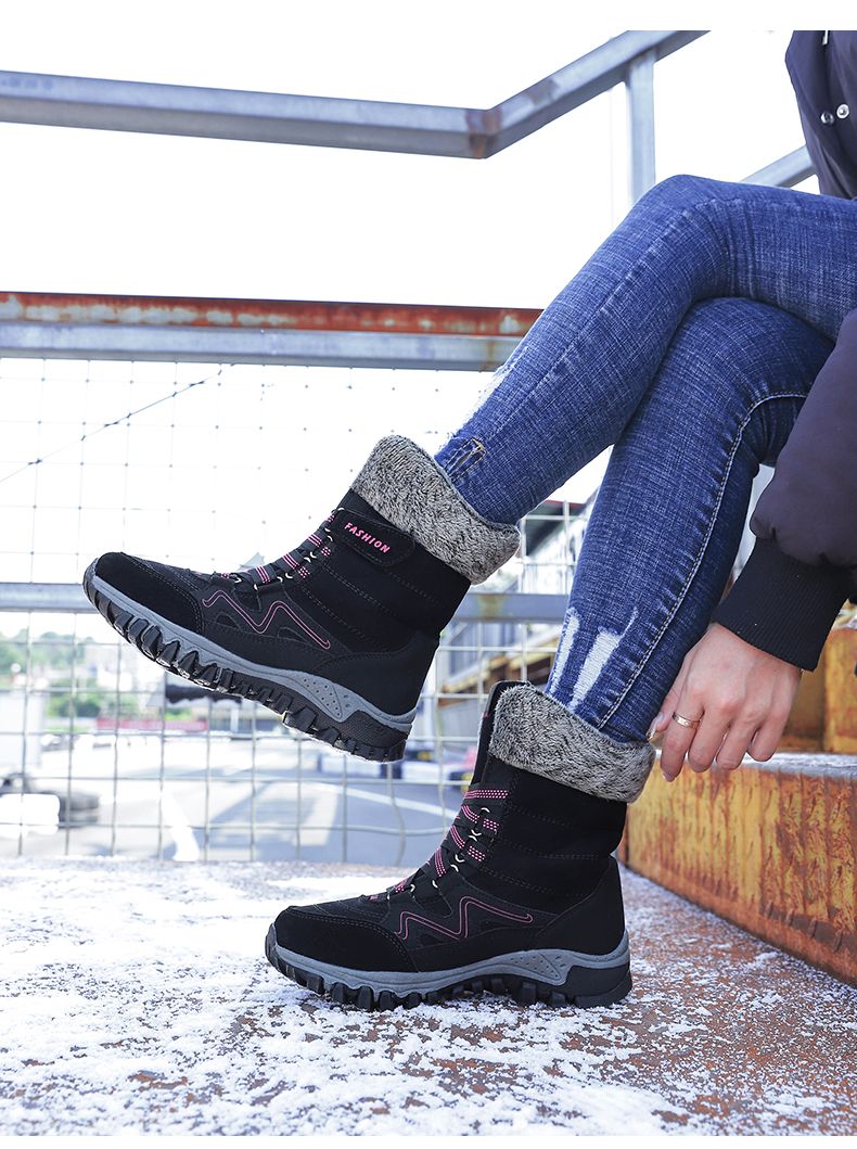 Comelyy Snowy Villia Leather Tall Boots