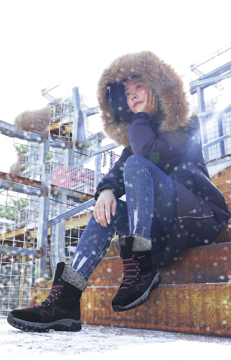 Comelyy Snowy Villia Leather Tall Boots