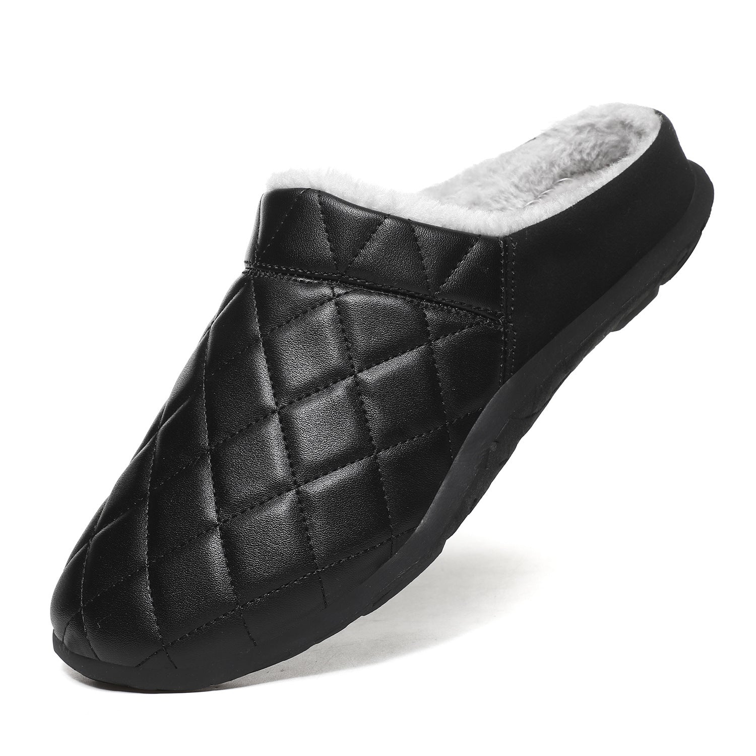 Comelyy Cotton Slippers Indoor One Pedal Lazy Shoes