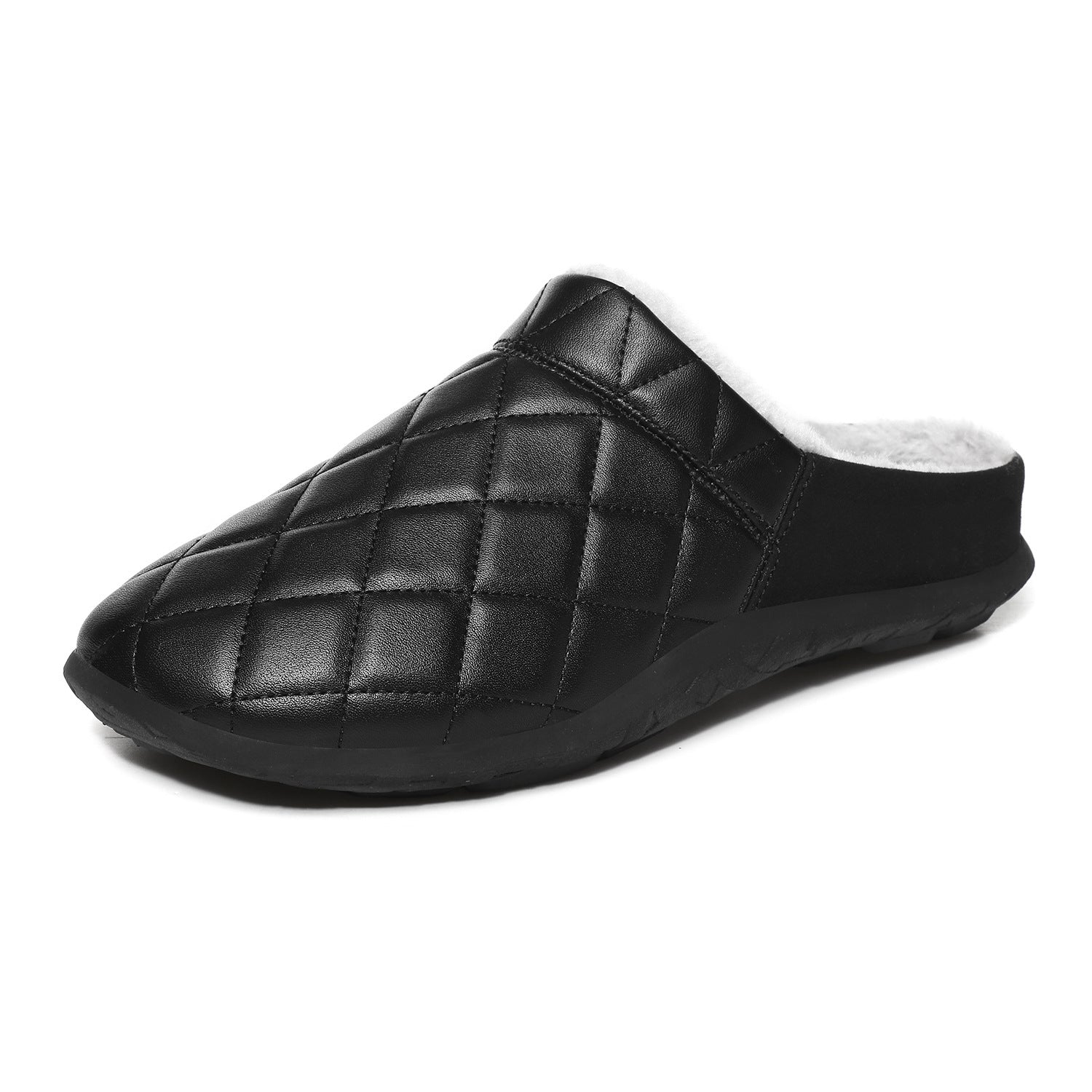 Comelyy Cotton Slippers Indoor One Pedal Lazy Shoes