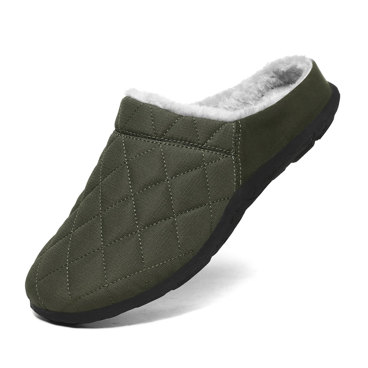 Comelyy Cotton Slippers Indoor One Pedal Lazy Shoes