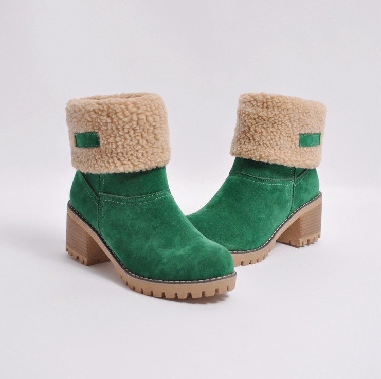 Comelyy Fur Warm turned-over edge Boots