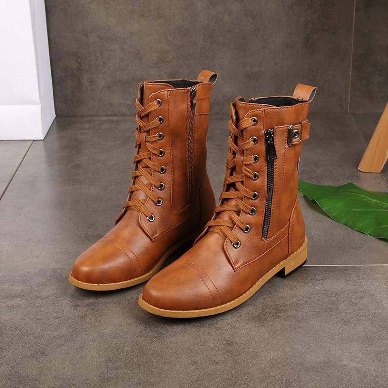 StrideWell™ | Orthopedic Leather Boots with Confidence