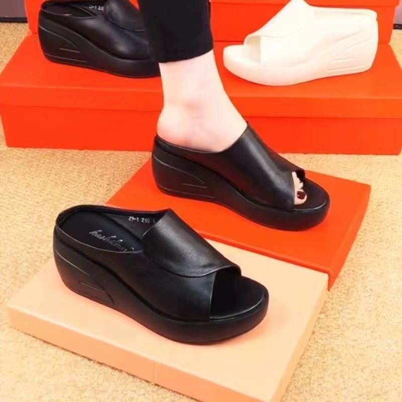 Comelyy Women's sandals fashionable soft sole sandals platform sandals