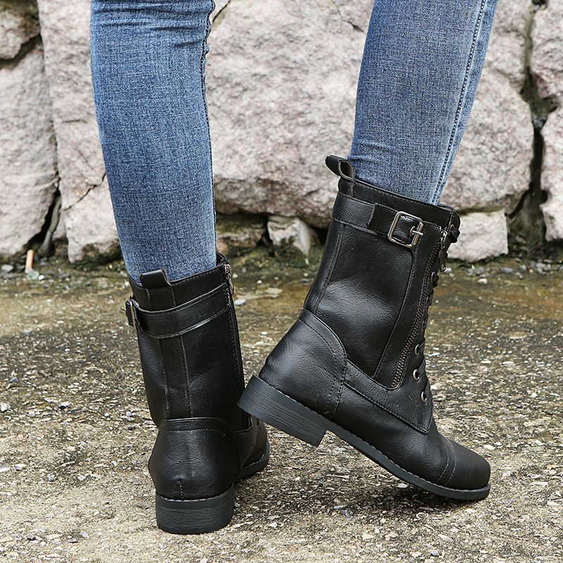 StrideWell™ | Orthopedic Leather Boots with Confidence