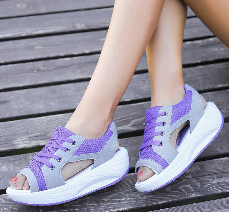 Comelyy Thick Soled Fish Mouth Sandals