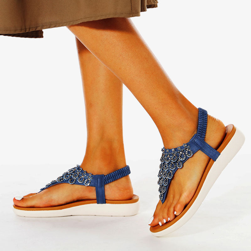 Comelyy  Ankle Strap Casual Elastic Fashion Sandals