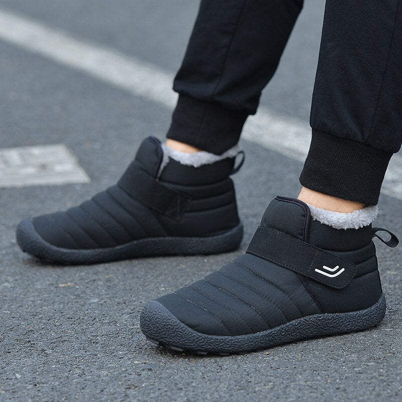 Comelyy Lightweight Winter Shoes Warm Plush Snow Boots