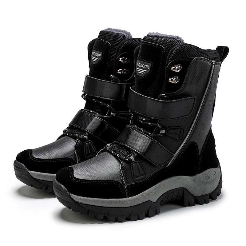 Comelyy  Warm Winter Plush Mid-Calf Waterproof Boots