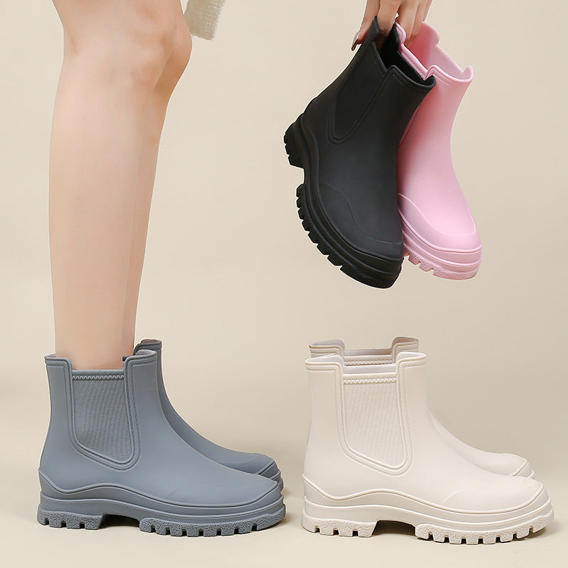 Comelyy women's all match rain boots