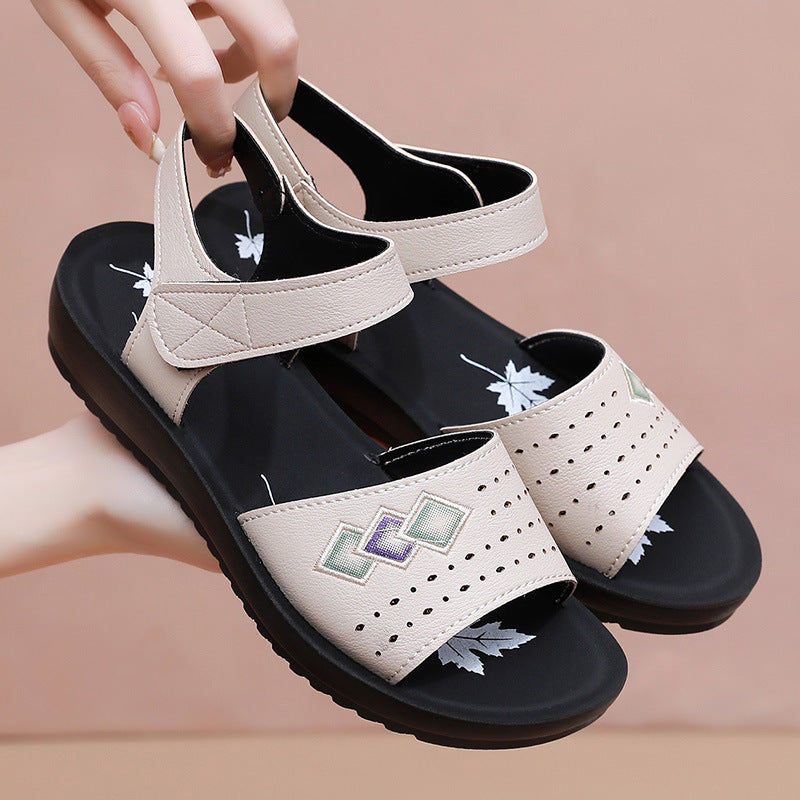 Comelyy women's comfortable flat non-slip soft sole shoes