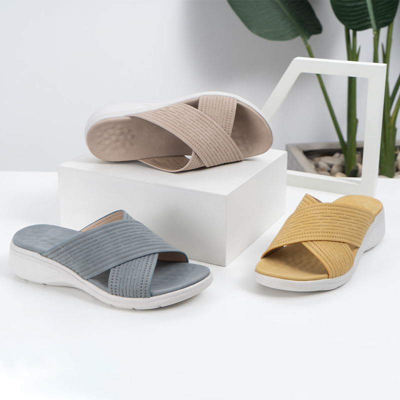 Comelyy Sloping Heels And Thick Soles Women Sandals