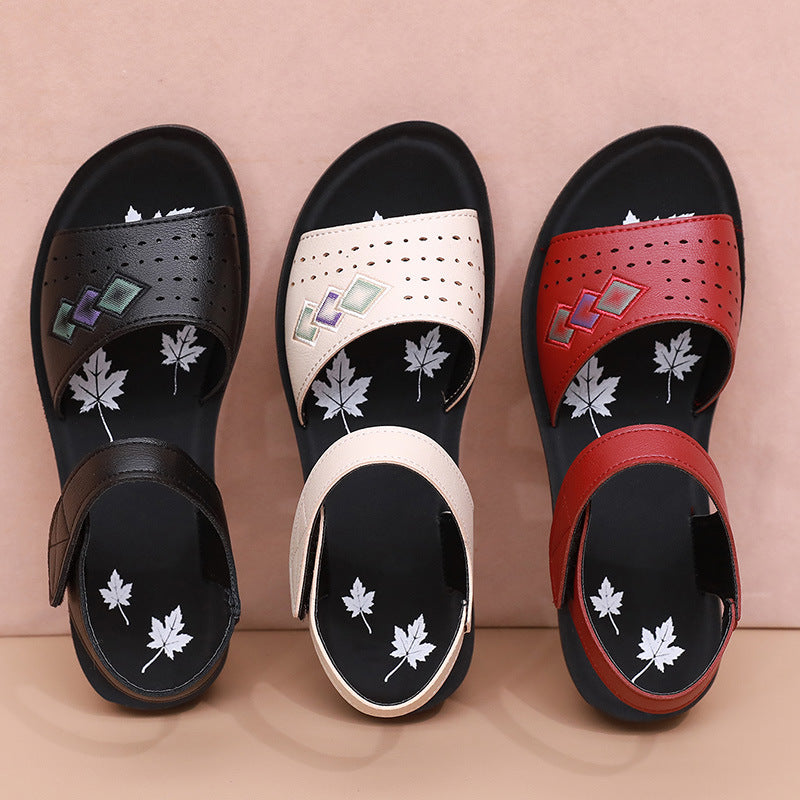 Comelyy women's comfortable flat non-slip soft sole shoes