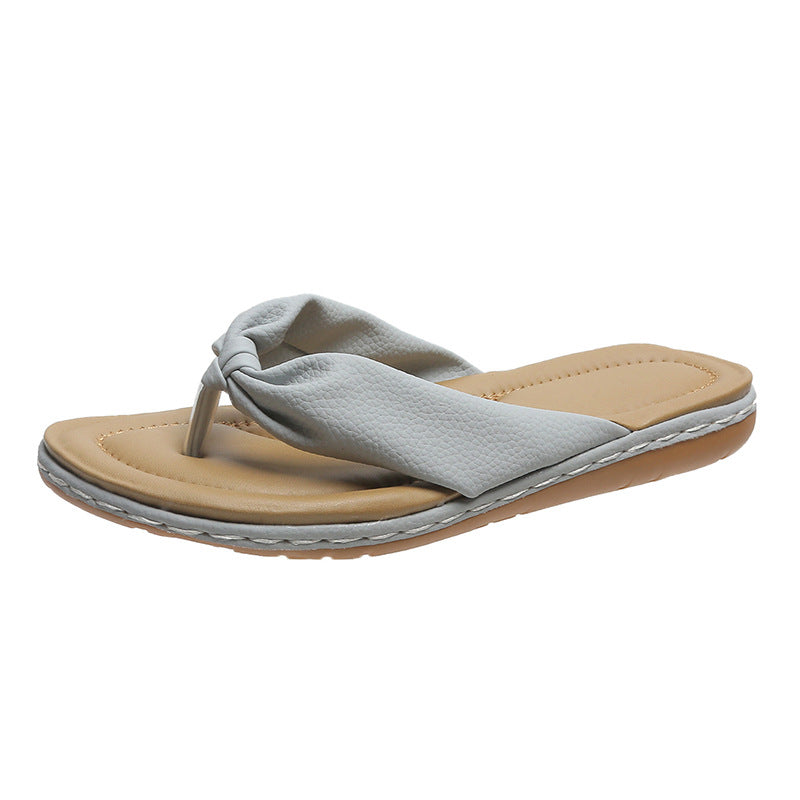 Comelyy bow flip flops slippers