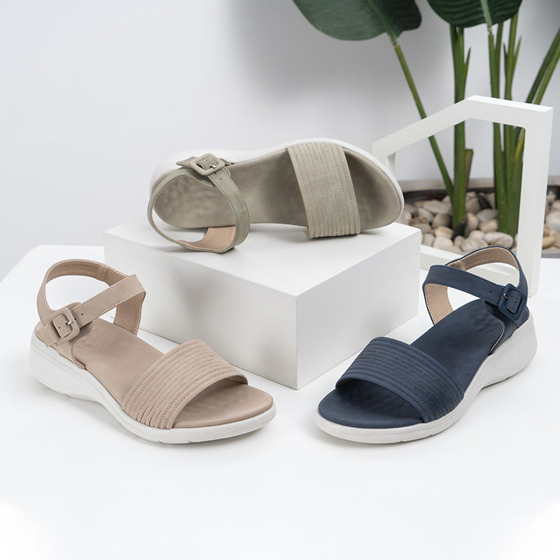 Comelyy Sloping Heel And Soft Sole Women Sandals