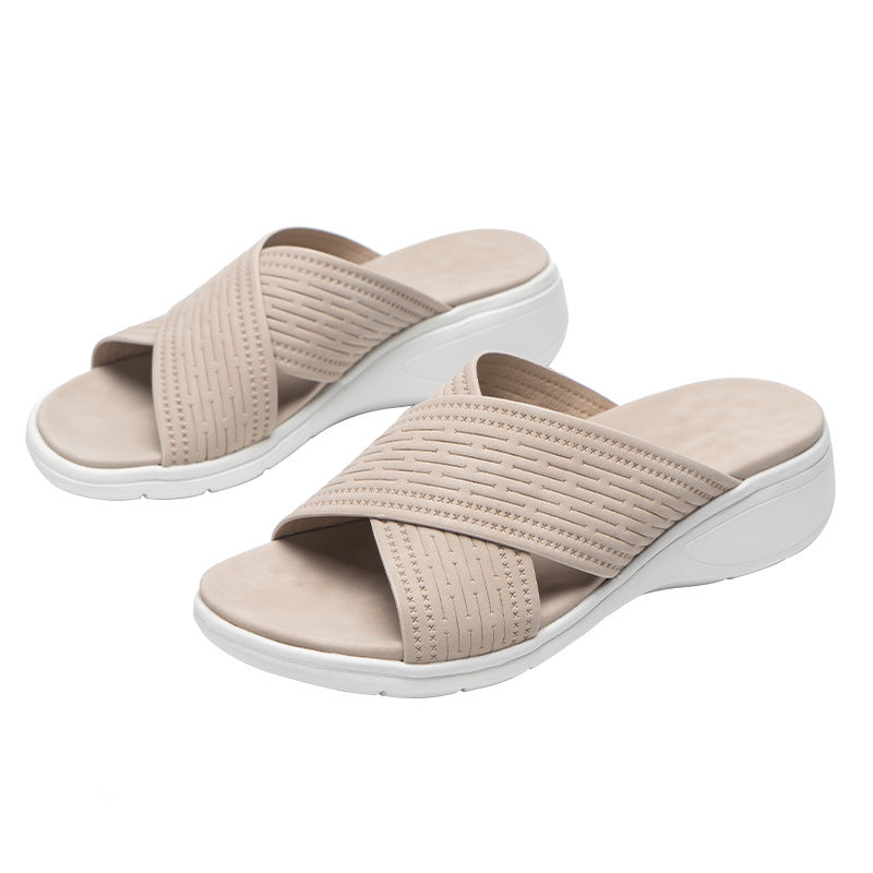 Comelyy Sloping Heels And Thick Soles Women Sandals