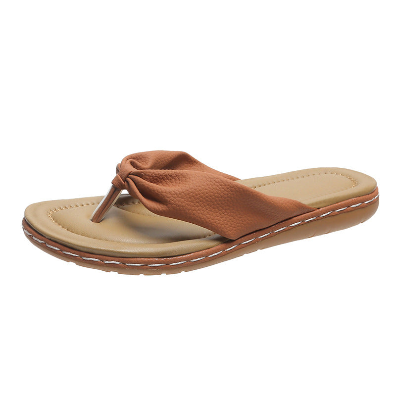 Comelyy bow flip flops slippers