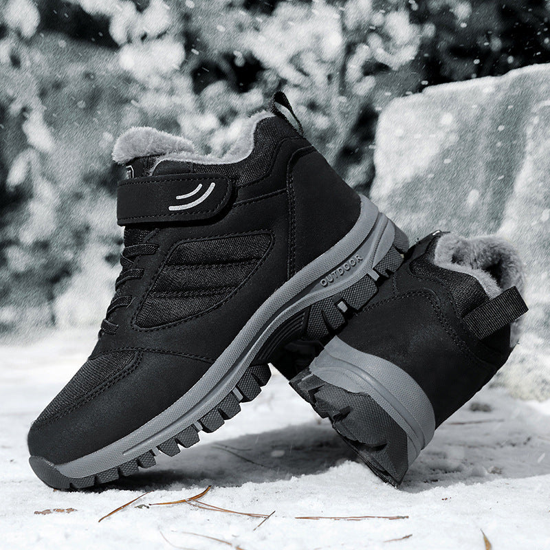 Comelyy Snowy Villia Leather Anti-skid Ankle Boots