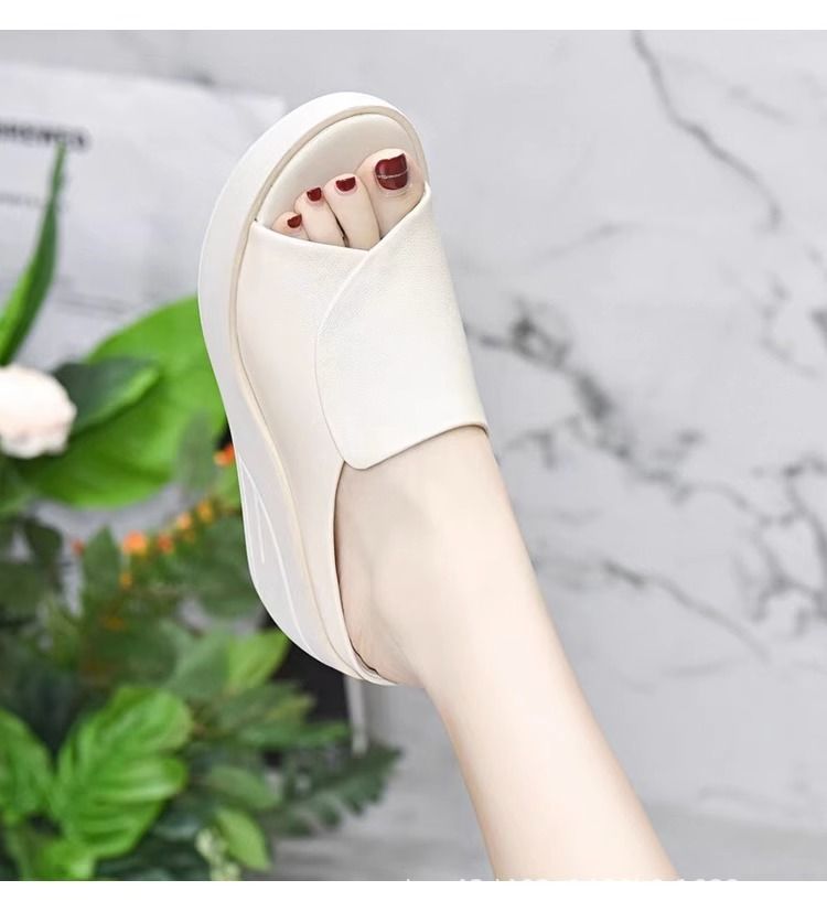 Comelyy Women's sandals fashionable soft sole sandals platform sandals