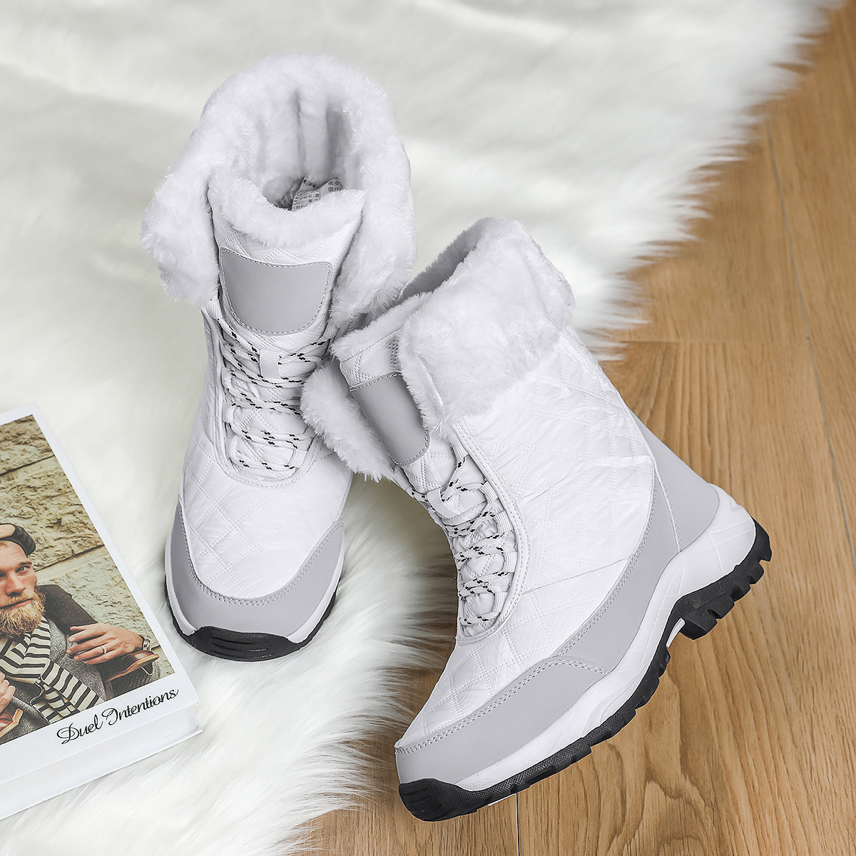 Comelyy Winter Plus Size Snow Boots