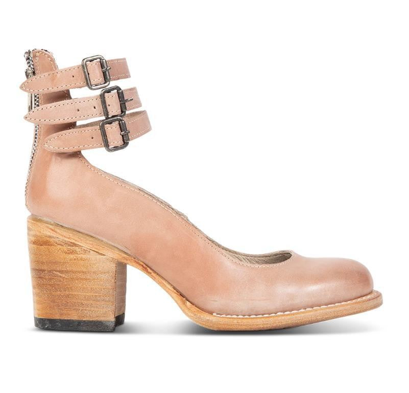 Comelyy women's thick heel sandals buckle pointed toe sandals