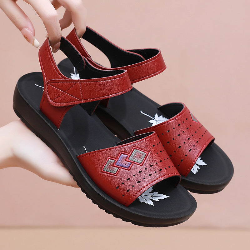 Comelyy women's comfortable flat non-slip soft sole shoes