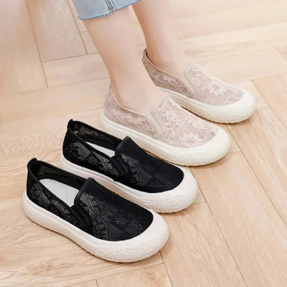 BreathEase™ Women’s Mesh Platform Shoes – Lightweight & Stylish Comfort