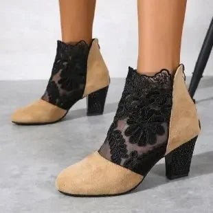 LaceBloom™ Women’s Summer Elegant Lace High Heels